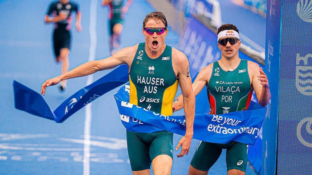 Hauser se impone por centímetros en el gran cierre del Mundial de Pontevedra