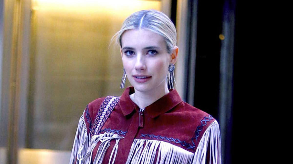 Emma Roberts predice cuál será la blusa de Mango de la primavera