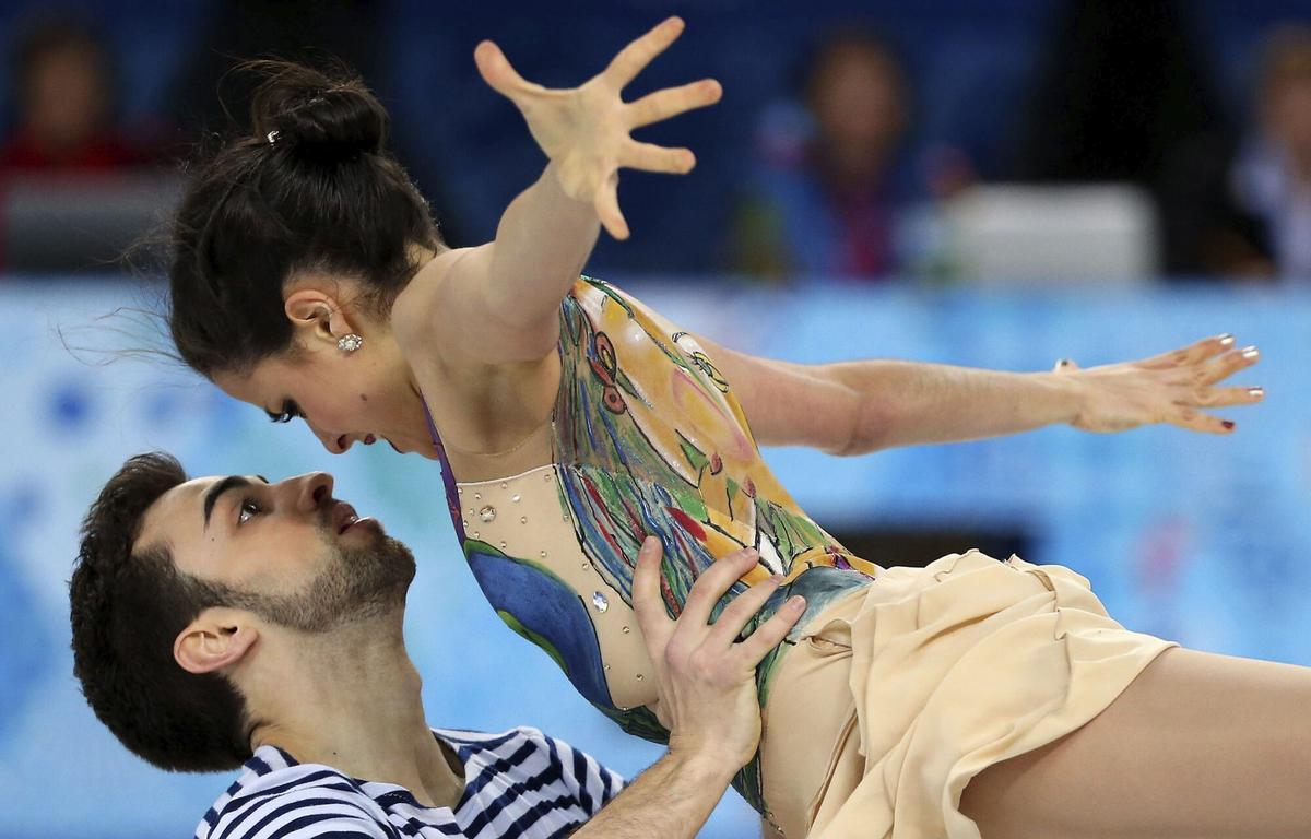 Sara Hurtado y Adrià Díaz, los pioneros de la danza sobre hielo en España.