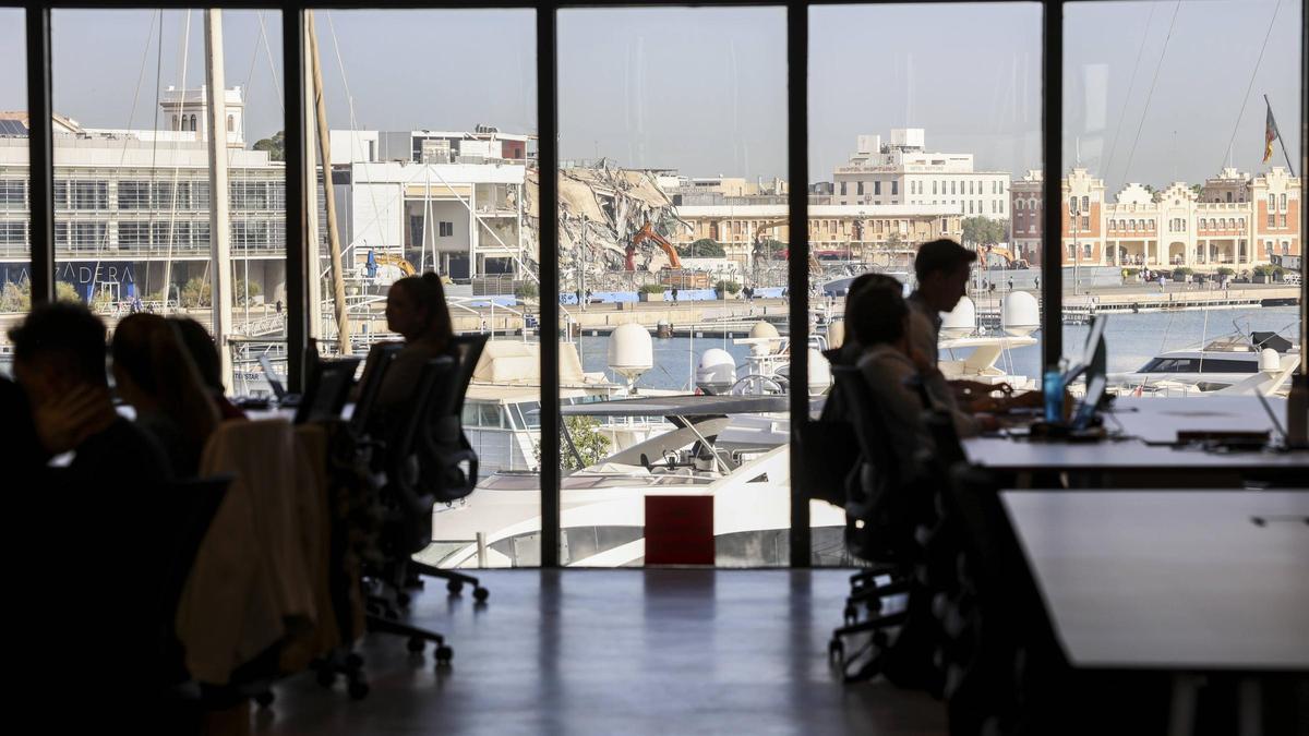 Espacio de trabajo en The Terminal Hub.