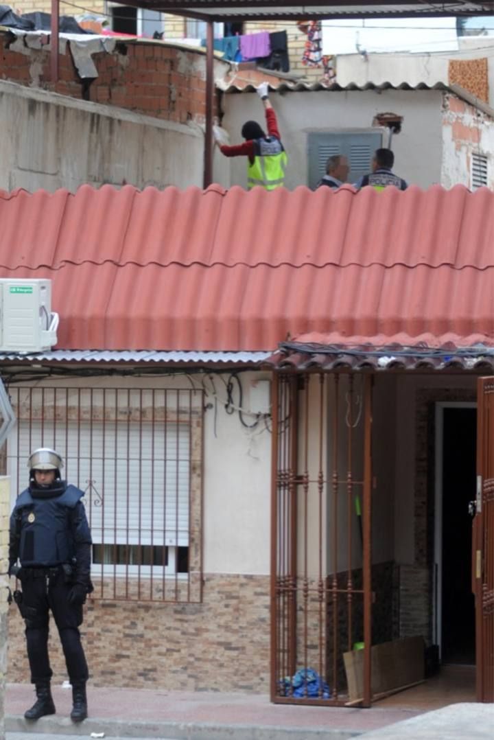 Operación contra el narcotráfico en El Palmar