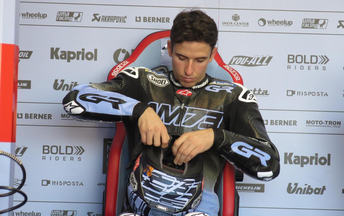 Àlex Márquez se vistió para pasarlo bien con su nueva Ducati.