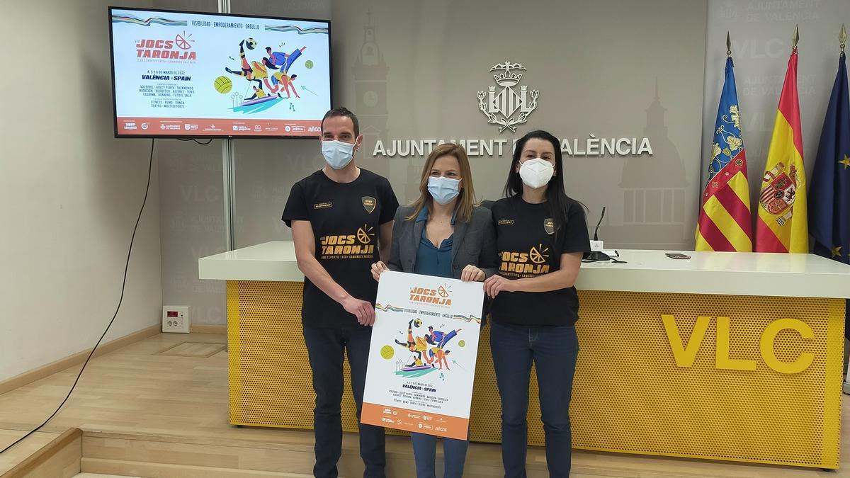 Presentación de los Jocs Taronja en el Ayuntamiento de València