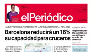 La portada de EL PERIÓDICO del 18 de julio de 2025
