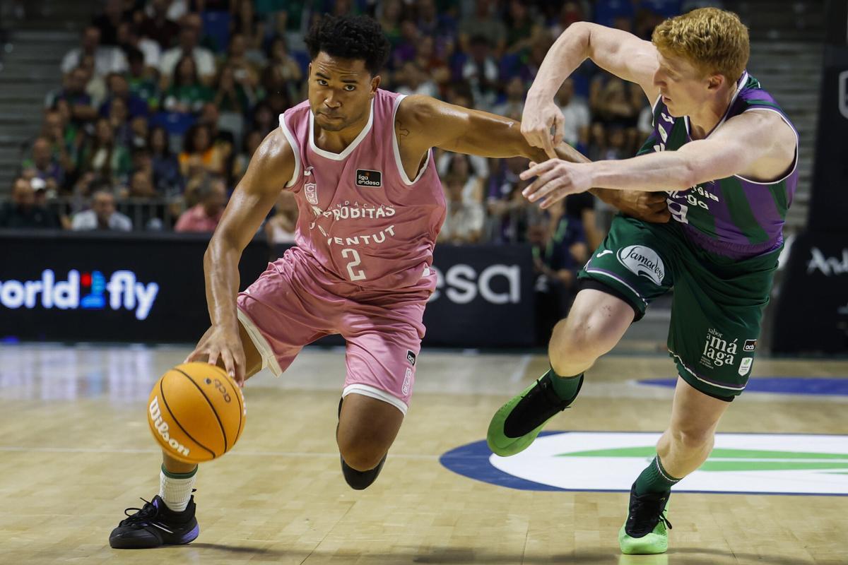 Un gran Dotson lideró a la Penya en Málaga