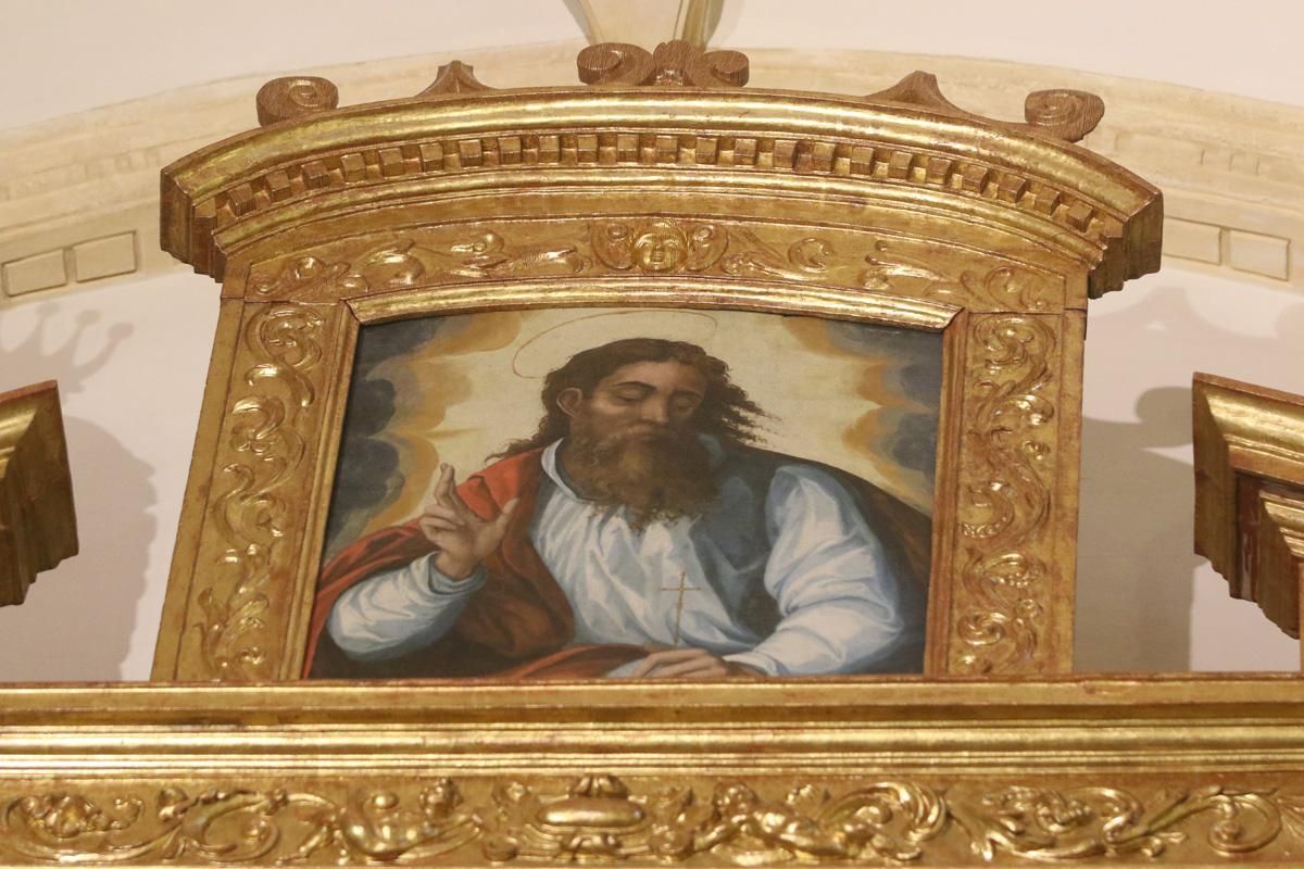 Restauración del retablo de la capilla de San Mateo