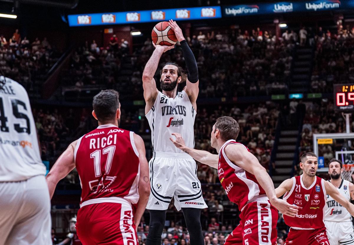 Tornike Shengelia led the Virtus towards the final of the Italian Lega