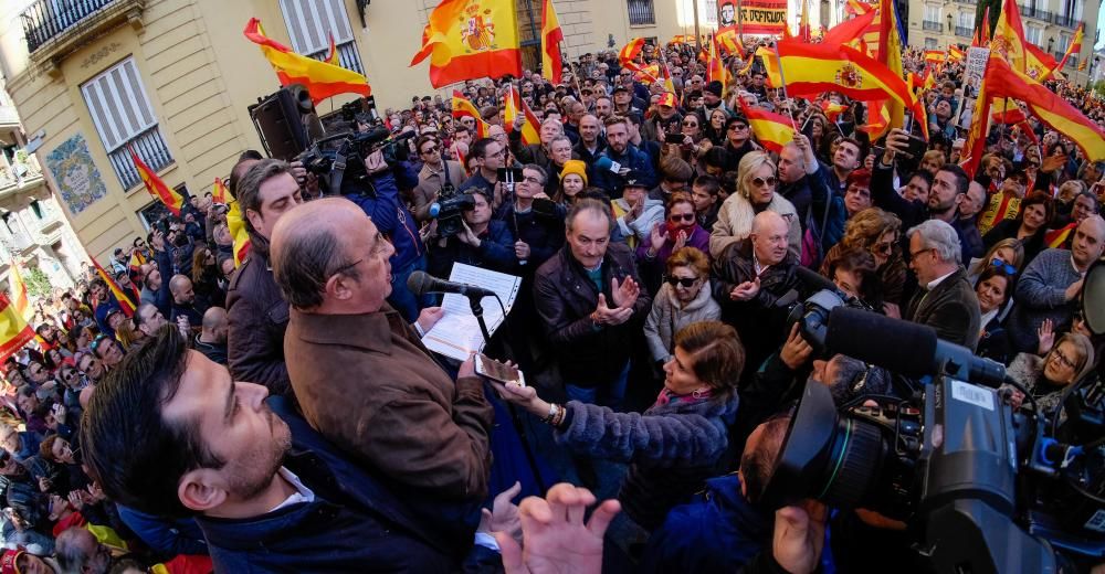 Concentración de Vox en València