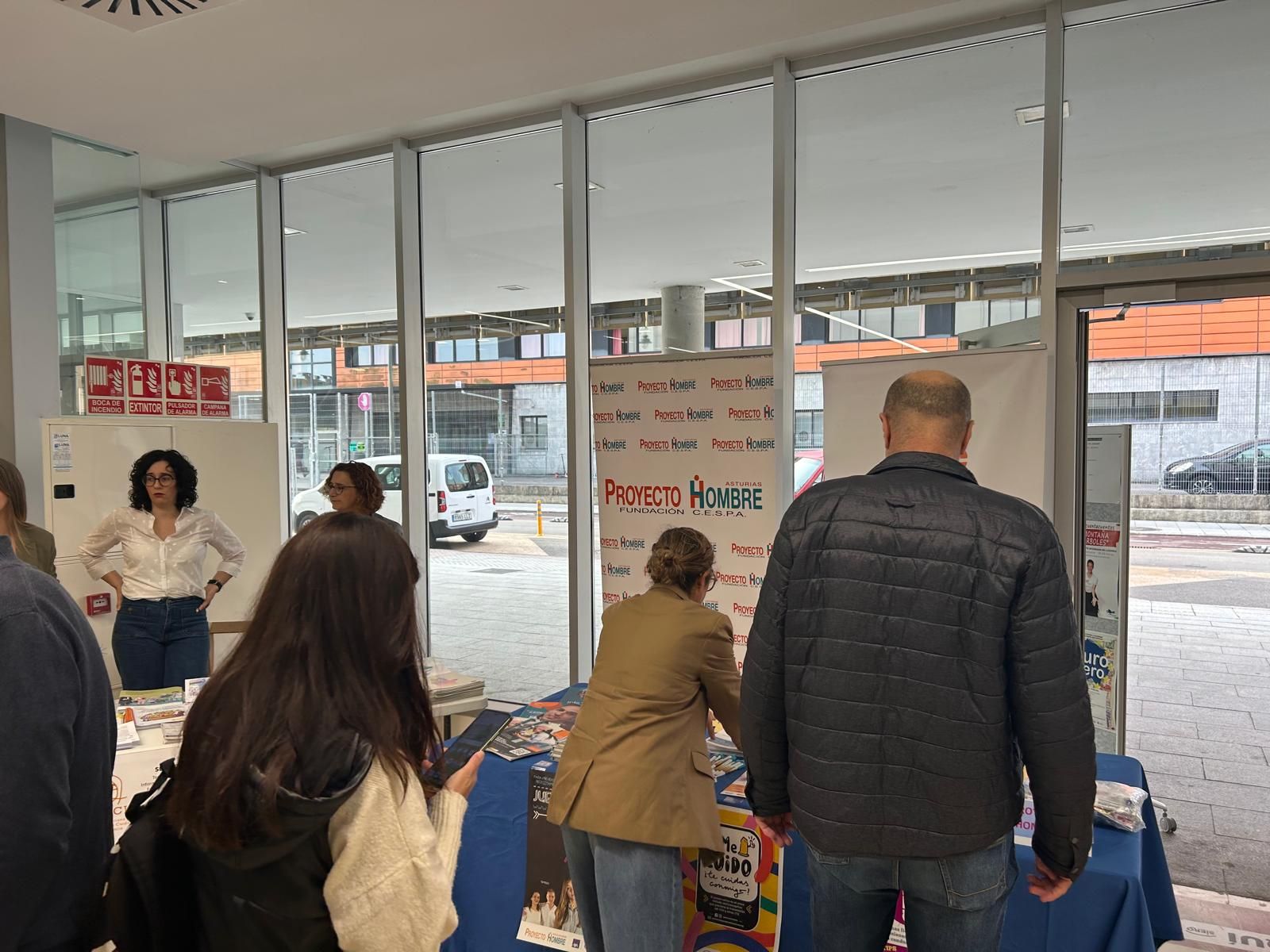 Celebración en Lugones de la Feria de Salud Mental de Asturias.