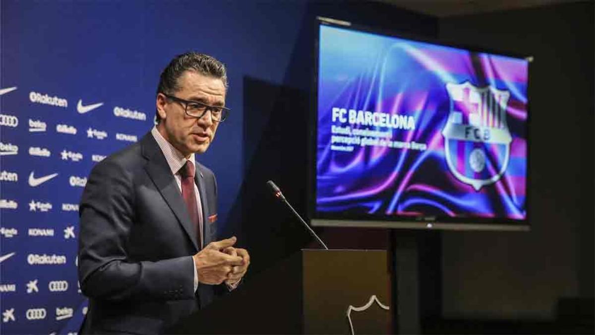 Josep Vives presentó el estudio sobre la marca Barça