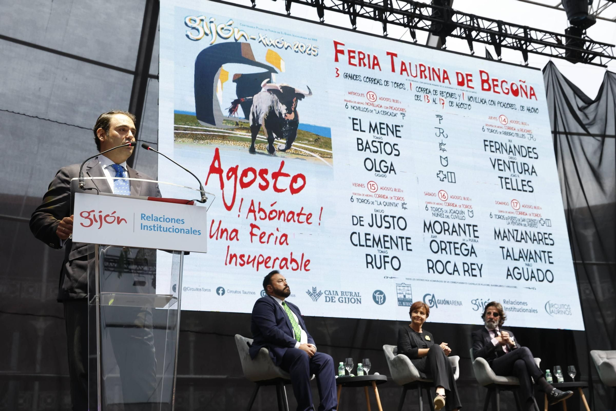Así fue la presentación de la feria taurina de Gijón (en imágenes)