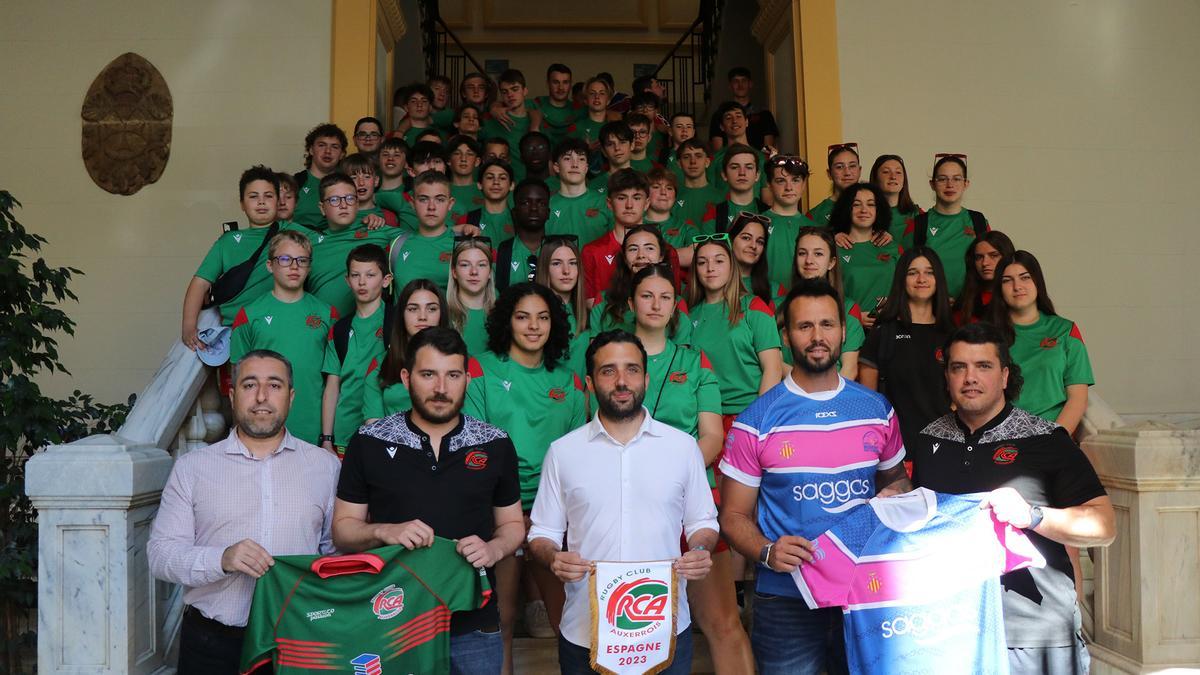 Recepción de los Deportistas en el ayuntamiento