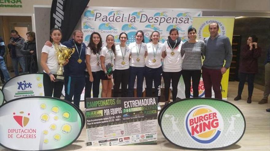 El Perú Cáceres y Es+Pádel de Mérida, campeones regionales