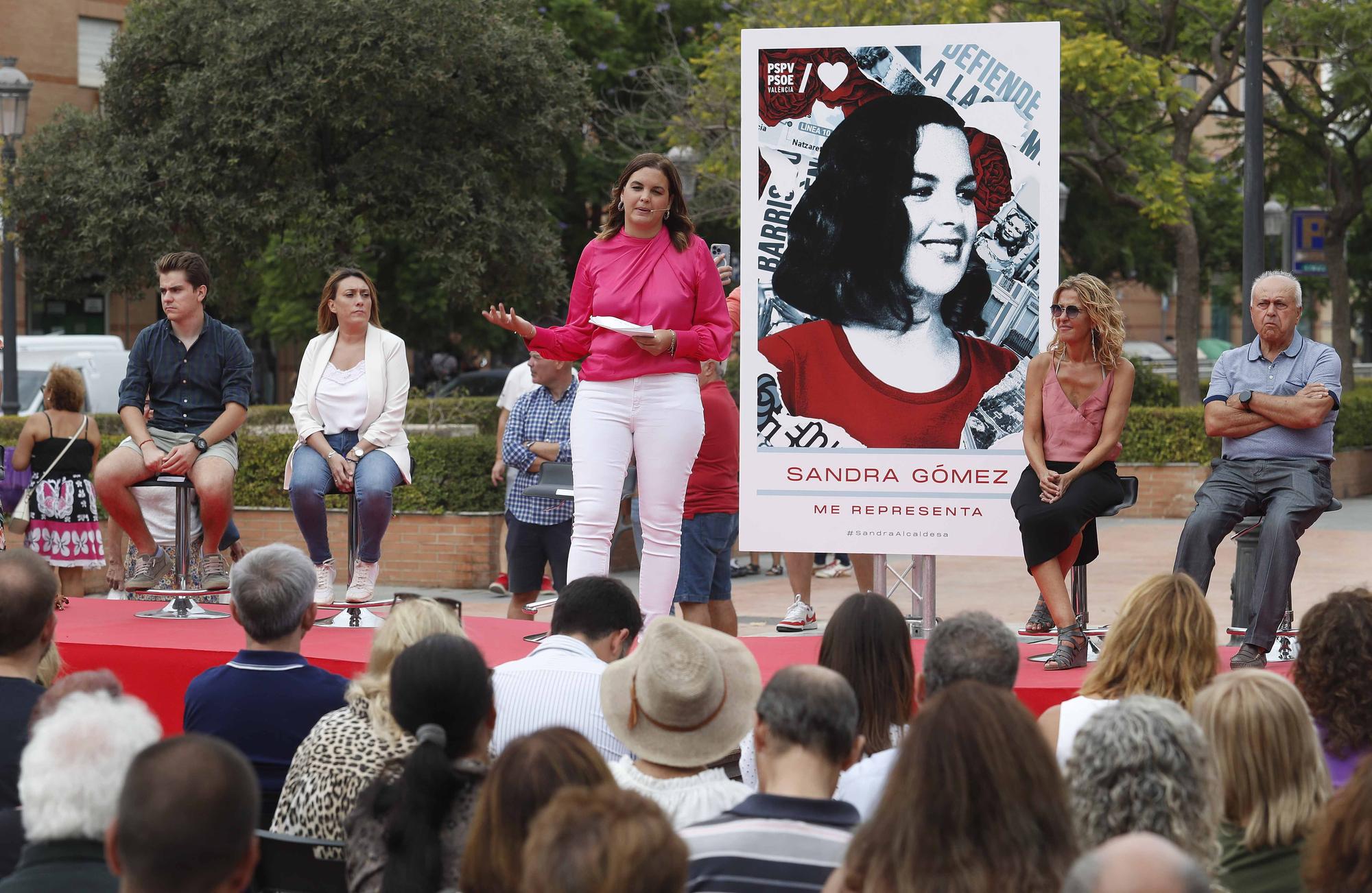 Presentación de la candidatura de Sandra Gómez a las primarias del PSPV