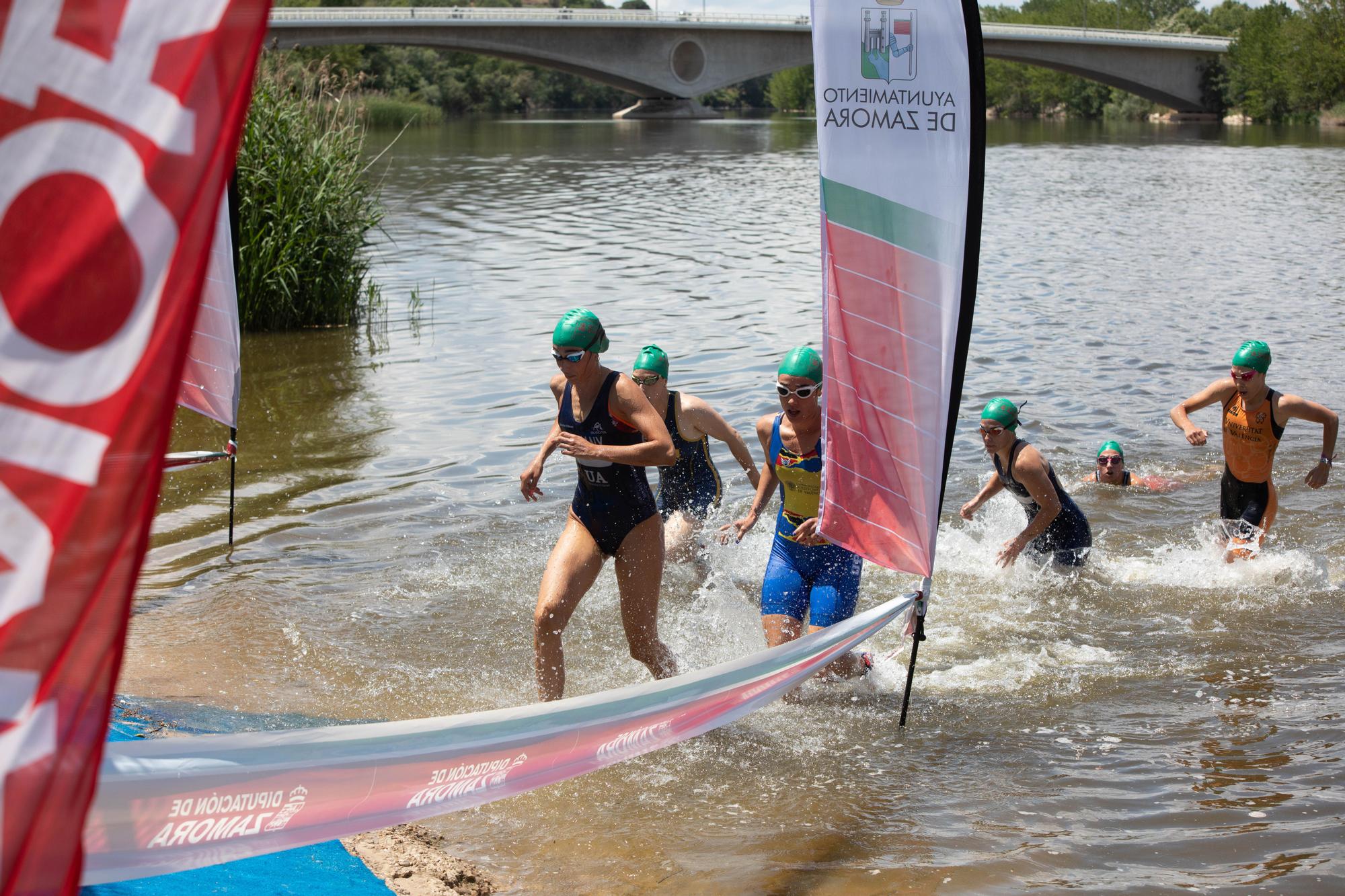 GALERÍA | El triatlón toma Zamora con dos pruebas de alto nivel