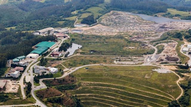 Instalaciones de Cogersa, en una vista aérea.