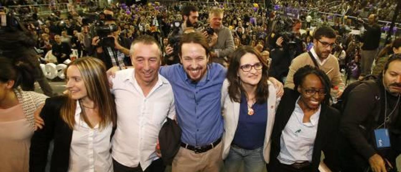 Compromís y Podemos: socios leales en el Consell y distanciados en Madrid