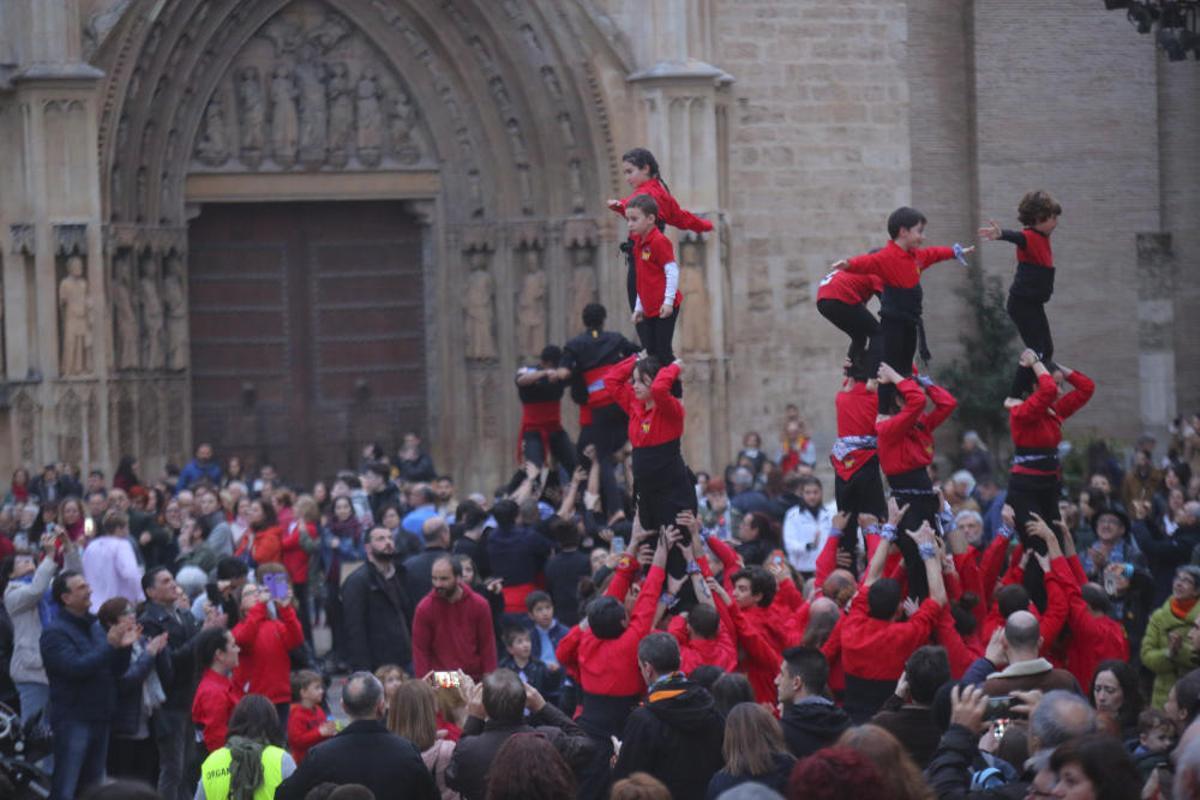 Concentración de Escola Valenciana en València