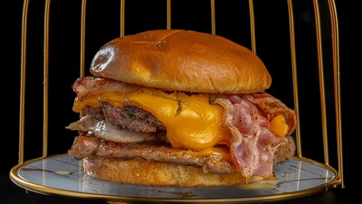 Una de las hamburguesas creadas por Q'Fuerte