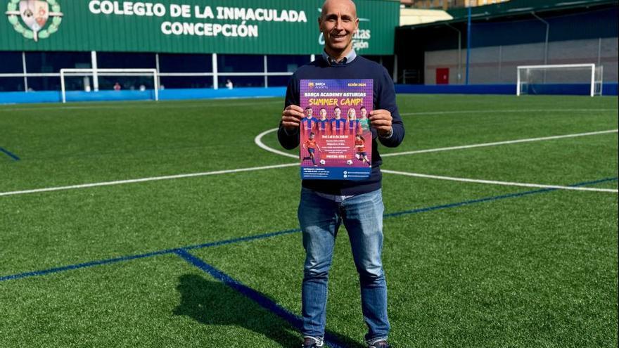 El Fútbol Club Barcelona llega a Gijón con su Barça Academy Camp: el Colegio de la Inmaculada acoge el esperado evento