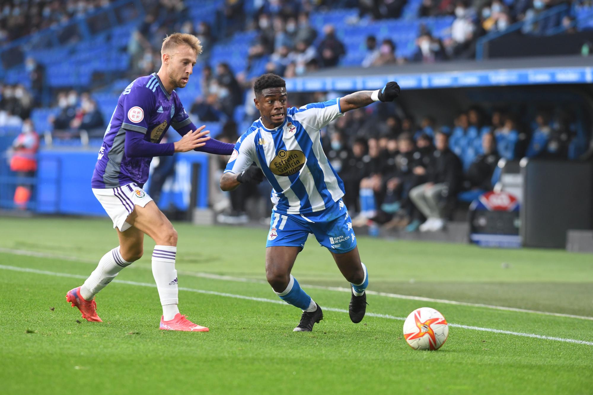 El Dépor le gana 3-0 al Valladolid Promesas