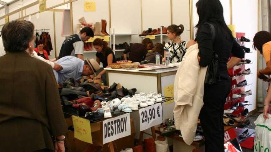 Una feria del stock celebrada en Pola de Lena.