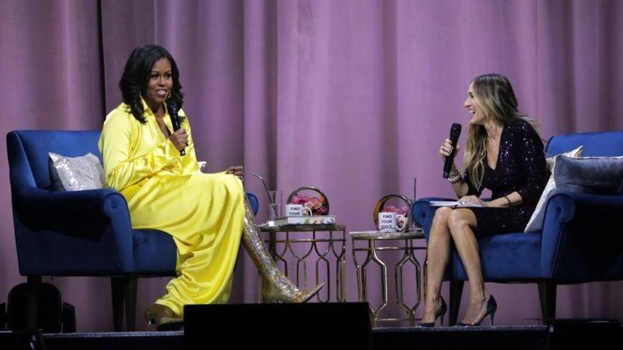 Michelle Obama le da una lección de moda a Sarah Jessica Parker