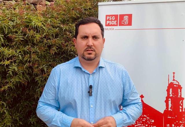 Iago Toba, portavoz del PSOE de Muxía.