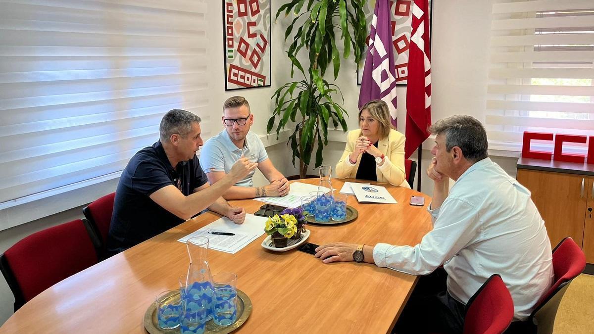 Representantes de la AUGC y de CCOO se han reunido para abordar las condiciones laborales de los guardias civiles de Córdoba.