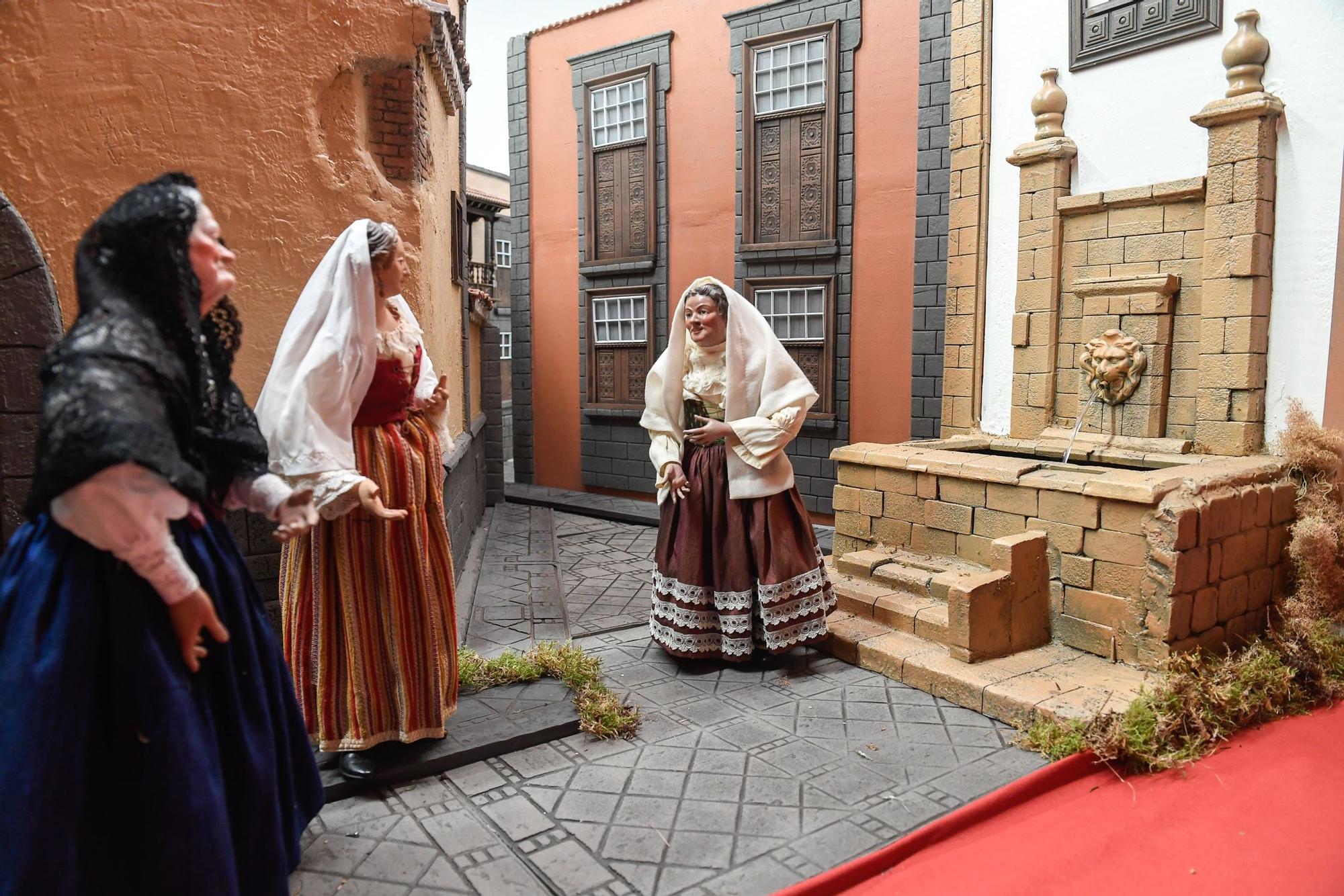 Belén navideño en el Castillo de Mata