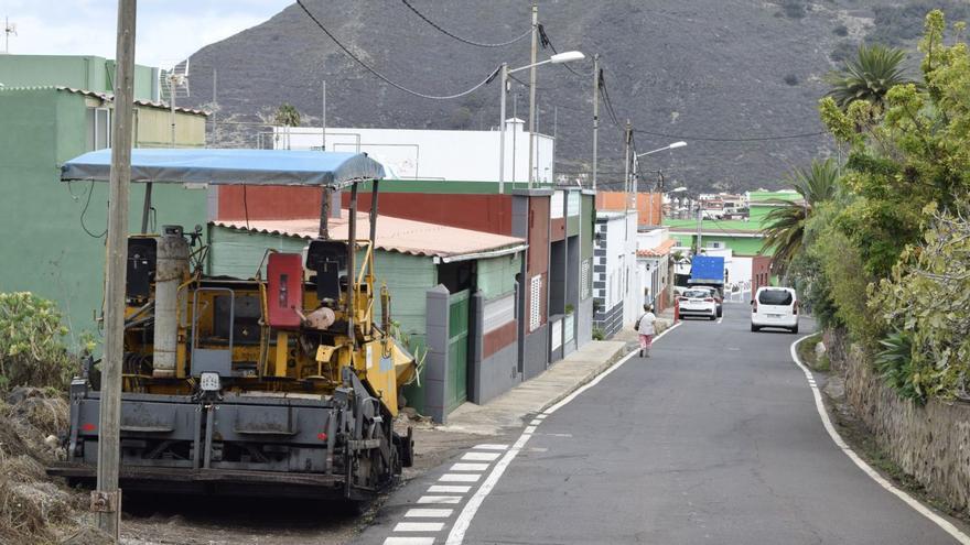 Obras comienza la reforma del camino Pico Bermejo, en Tejina