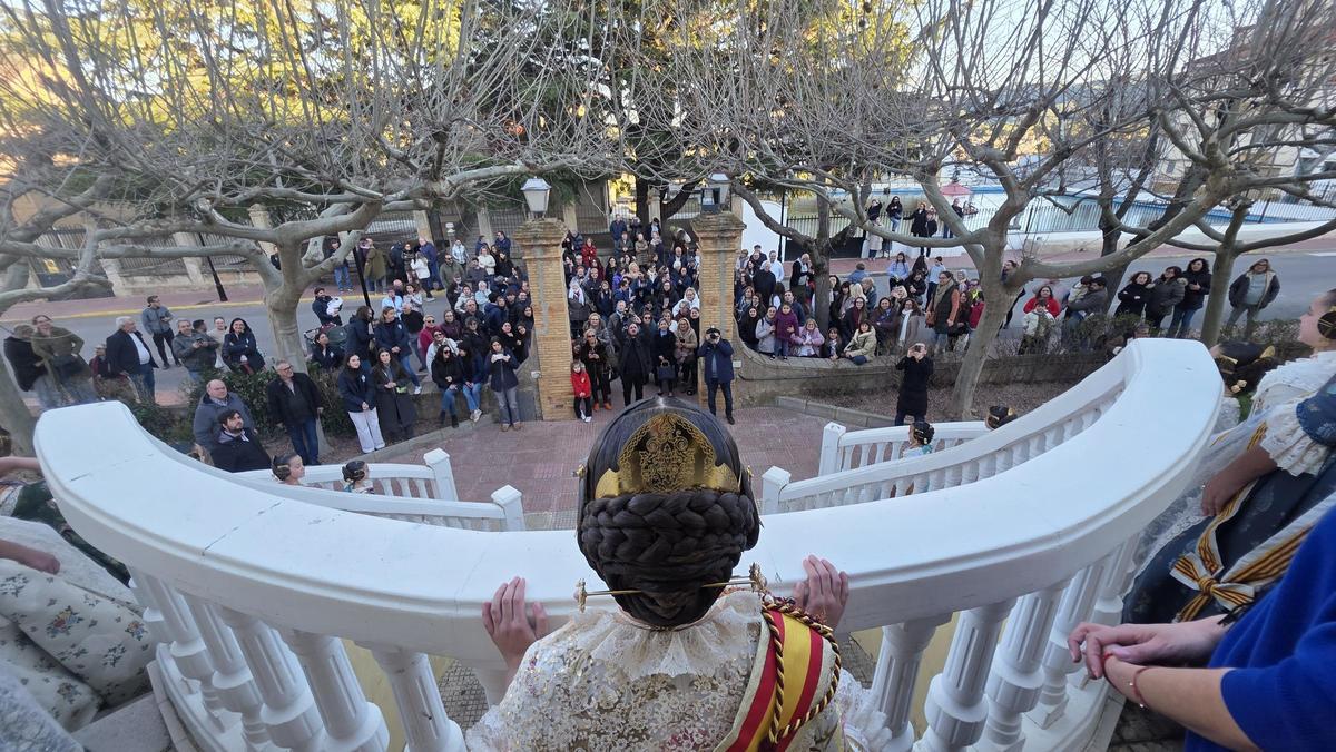 Siete Aguas se ha echado a la calle para recibir a Marta