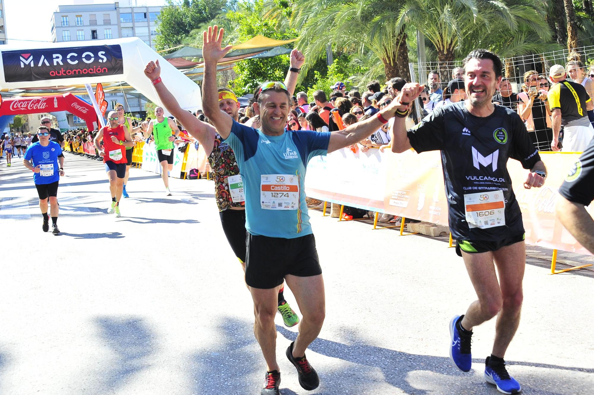 Un Medio Maratón de Elche marcado por el calor