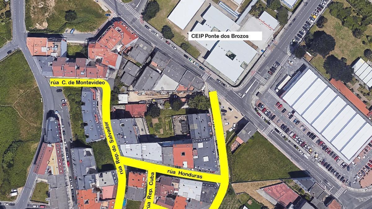 Zona de las Repúblicas, donde se harán obras