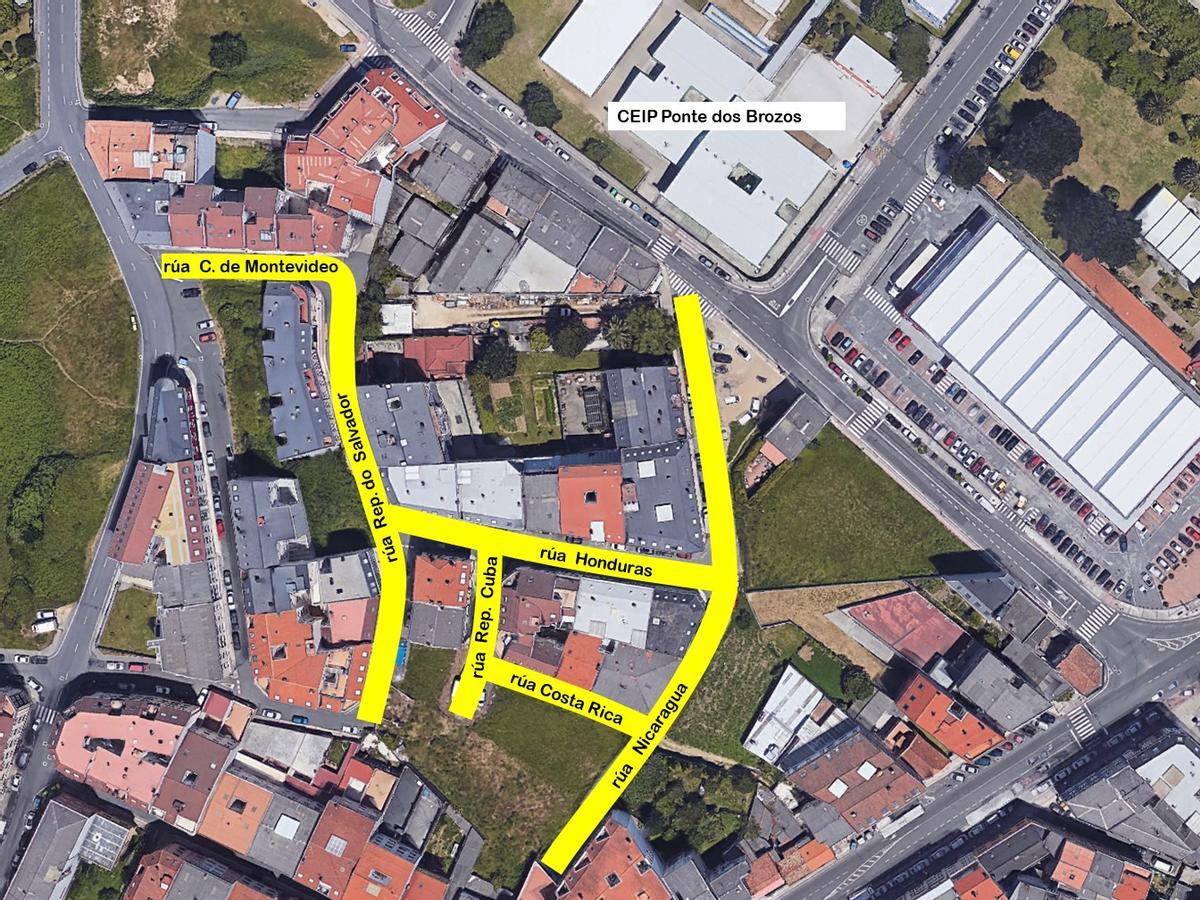 Zona de las Repúblicas, donde se harán obras
