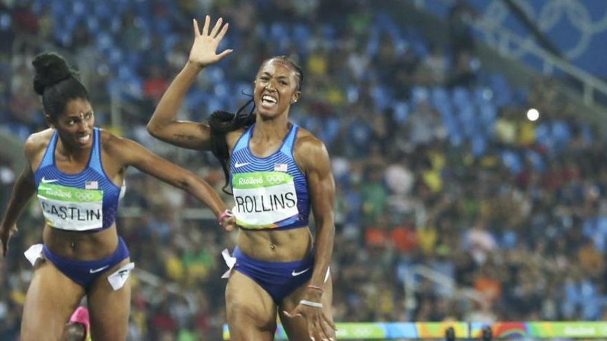 Brianna Rollins (d), en una imagen de archivo