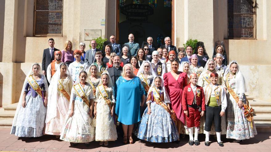 Imagen tras la misa en honor a la Virgen de la Paciencia de Orpesa.