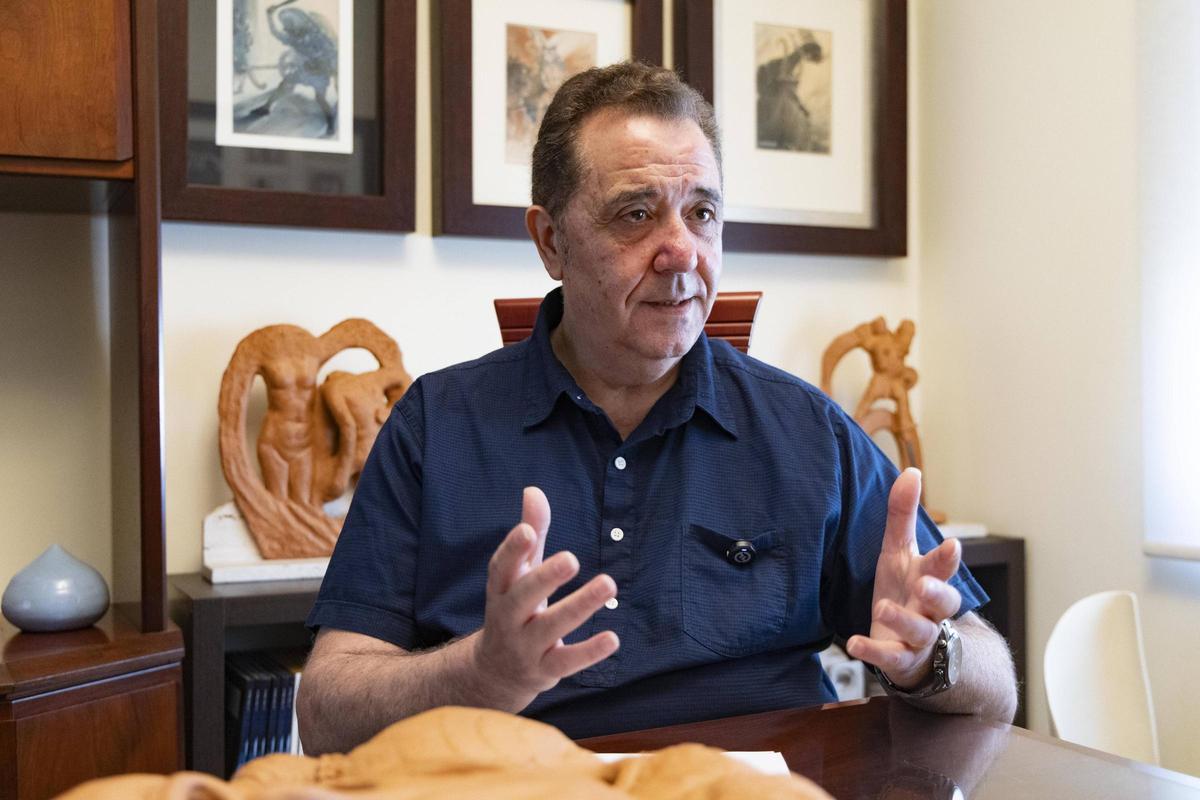 Joan Josep Soler durante la conversación con Levante-EMV.