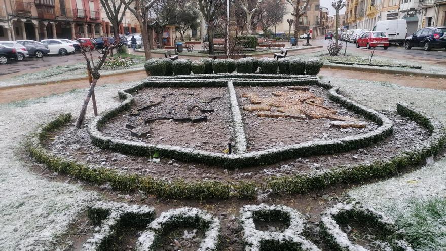 GALERÍA | La nieve se asoma tímidamente a Toro