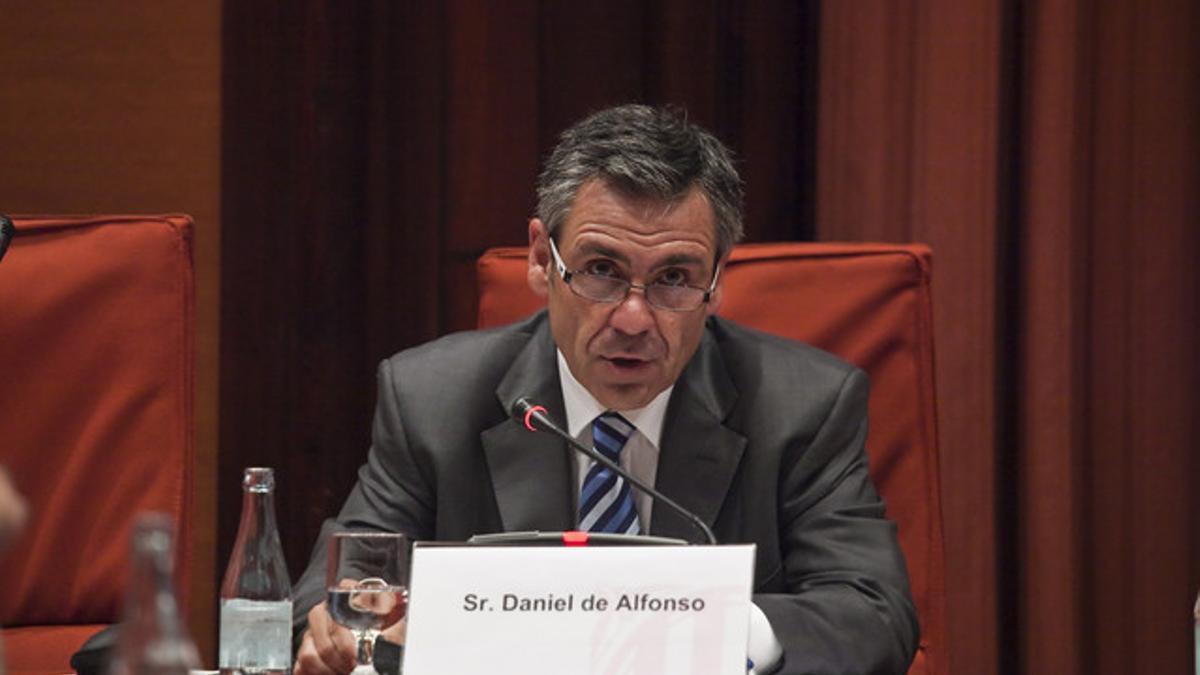 Daniel de Alfonso, el pasado 18 de julio en el Parlament.