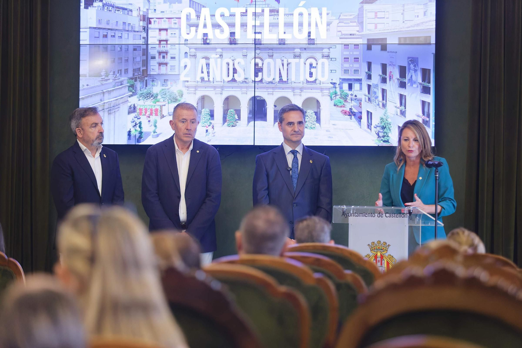 Todas las imagenes del balance de mitad de legislatura del equipo de gobierno de Castelló