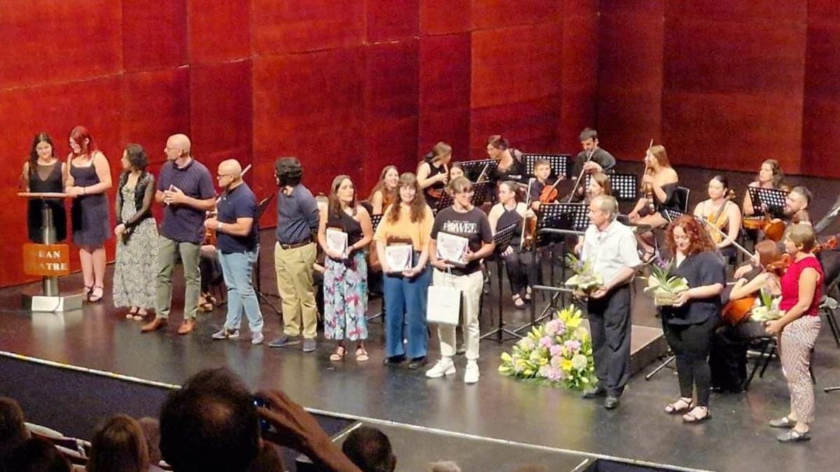 Entrega de premios en el Gran Teatre de Xàtiva