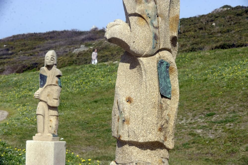 Esculturas del parque de la Torre pierden piezas