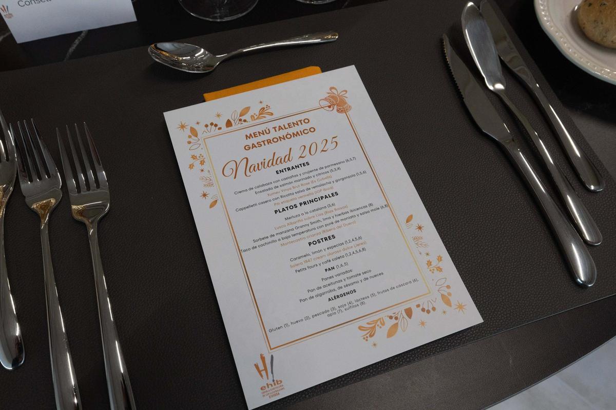 Delicatessen en la primera comida de la Escola d’Hoteleria de Ibiza