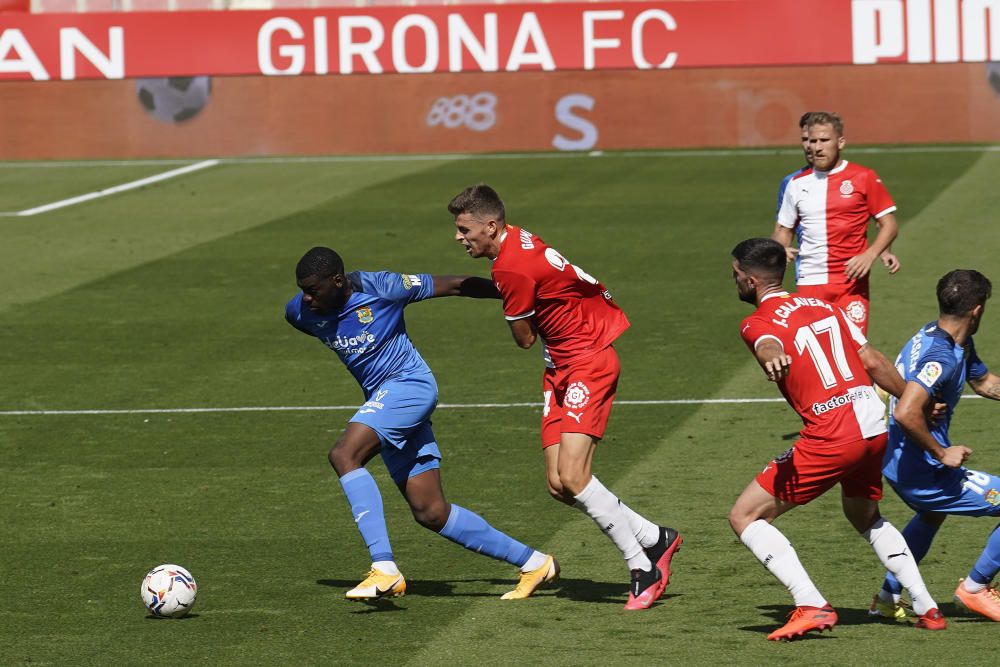 El Girona - Fuenlabrada en imatges