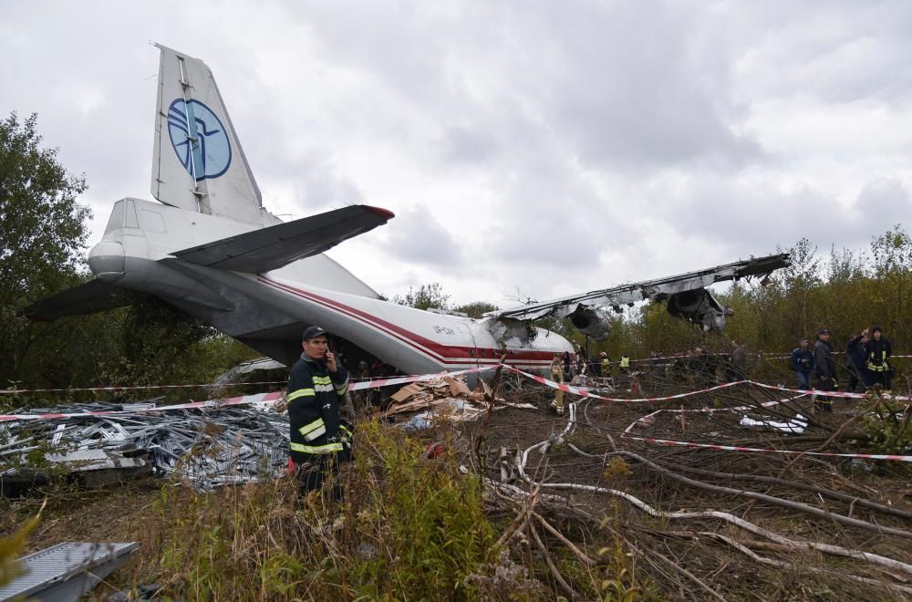 Accidente aéreo en Ucrania de un avión procedente