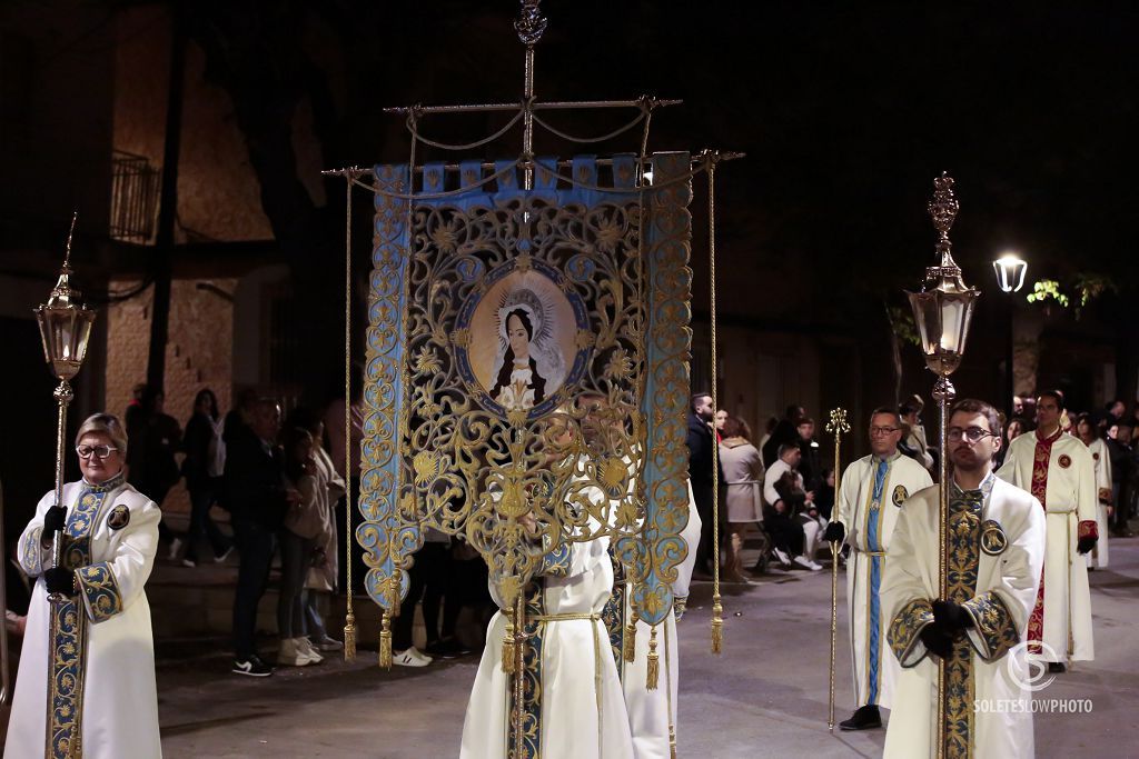 Las imágenes de la Procesión del Silencio en Lorca