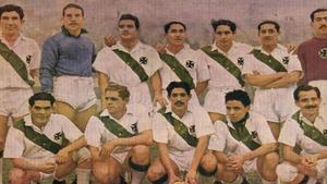 Una imagen del Green Cross, el equipo chileno cuyo avión se estrelló en Los Andes en 1961