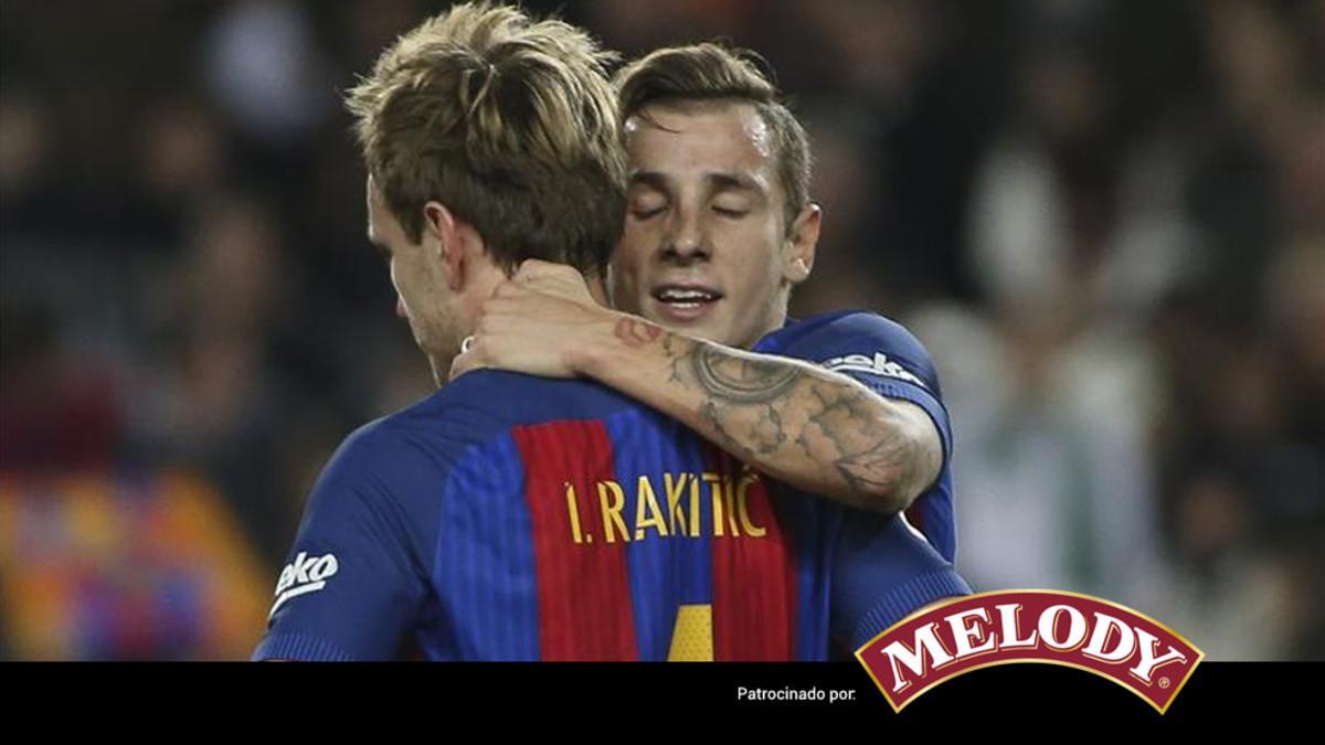 Digne y Rakitic marcaron los dos primeros goles que puso en clara ventaja a los blaugrana en la eliminatoria