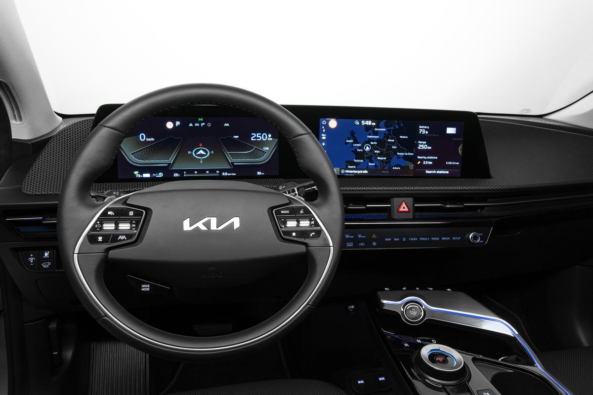 Interior del Kia EV6